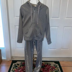 EMMA & ASHLEY sliver ribbon tracksuit